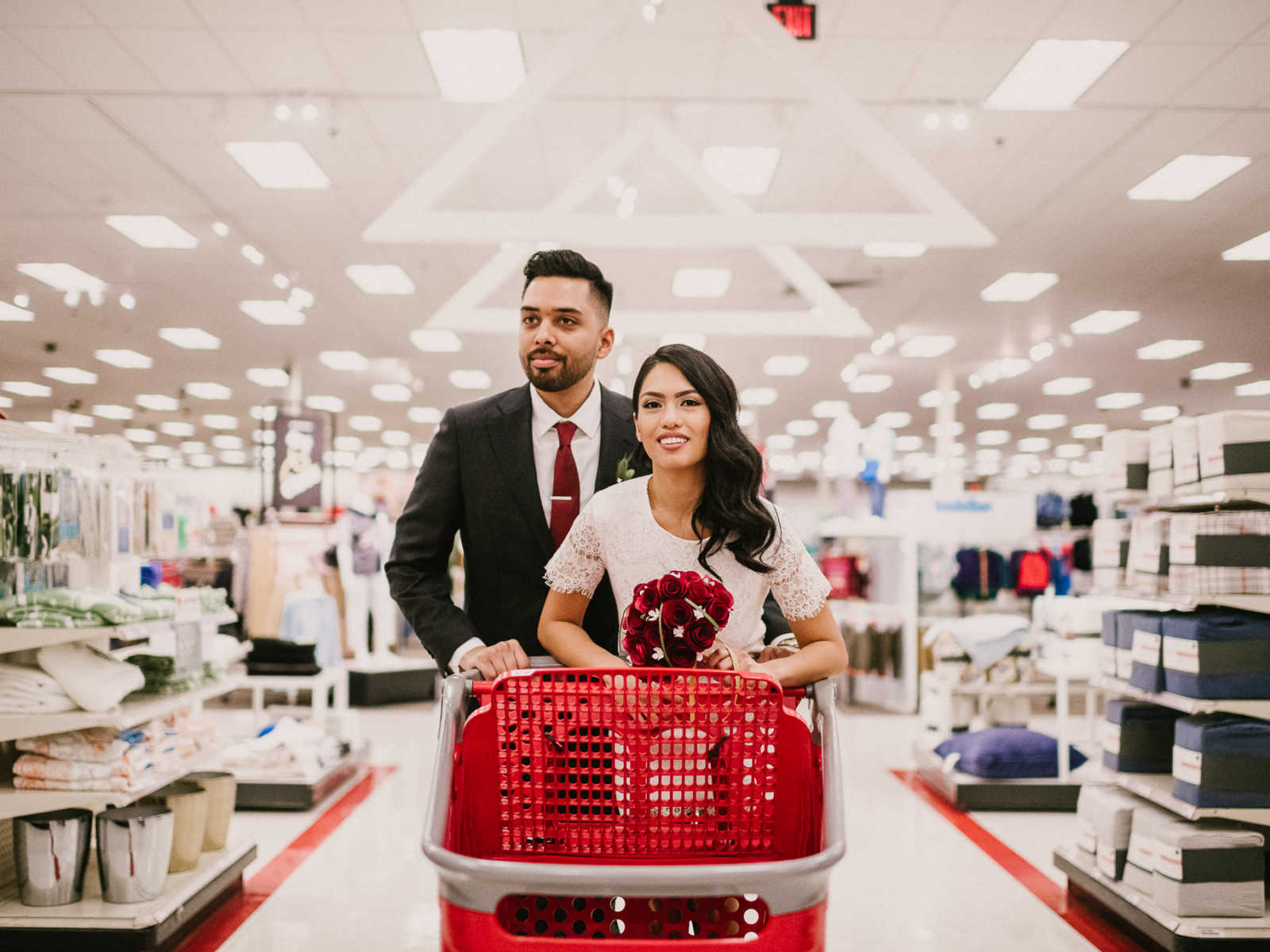 Couple ‘walked Down A Different Aisle With Epic Wedding Photos In Target Love What Matters 