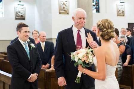 Man who received brides fathers heart in transplant, walks bride down aisle