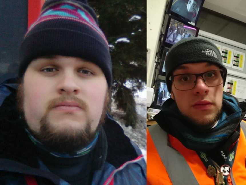 Man before and after weight loss