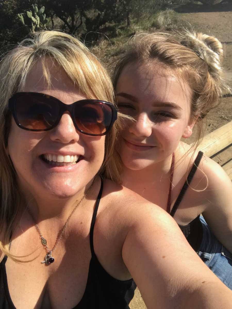 Mother who tells what she wants her children to know if she were gone smiling in selfie with daughter