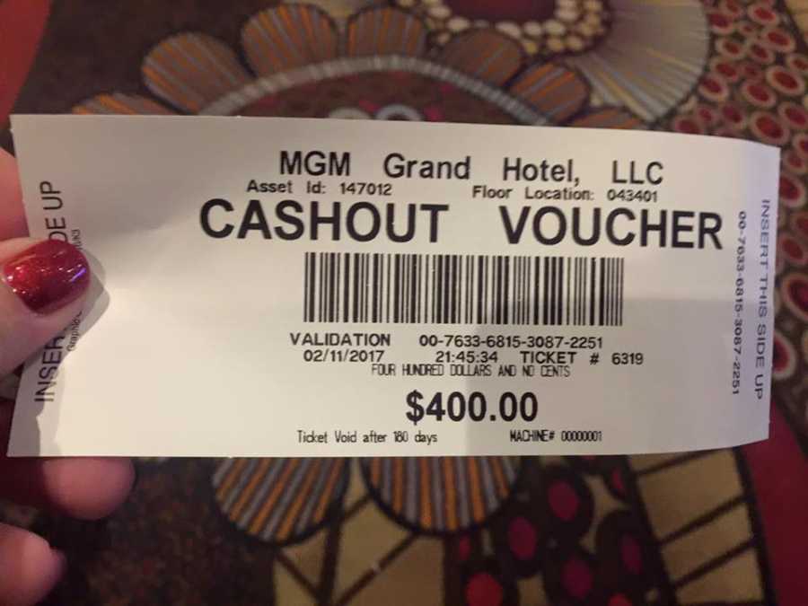 Cashout voucher of $400 which is how much woman had to pay for daughter's competition 