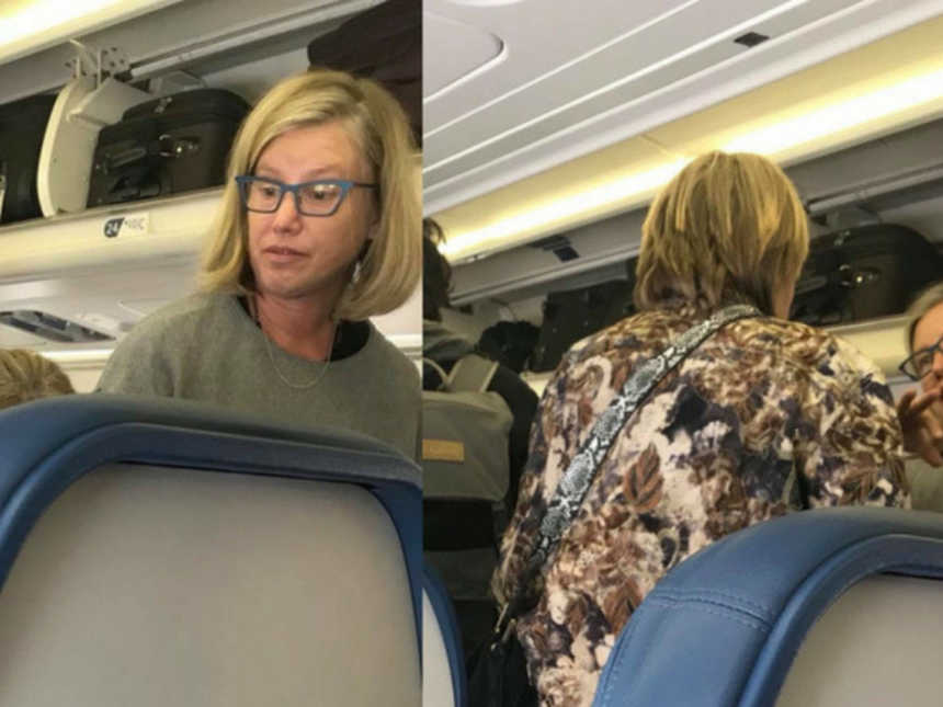 Man snaps photos of two strangers bonding after woman bullied on plane