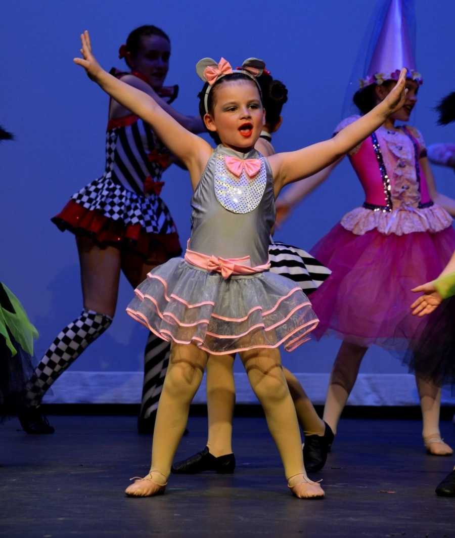 Little boy who became a girl on stage for dance recital