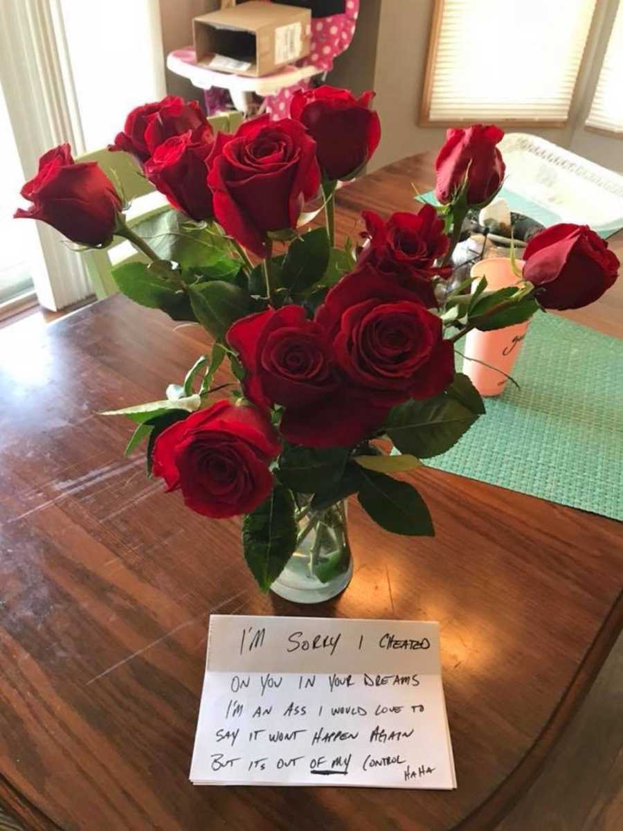 flowers for apology to girlfriend