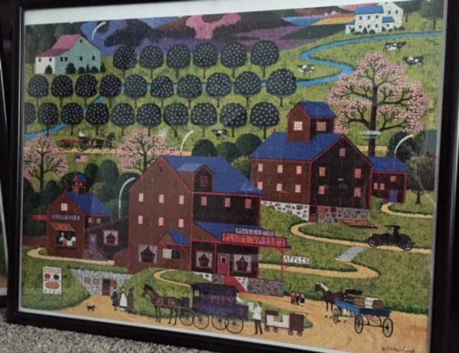Puzzle mother made to get her mind off of son who passed away in frame