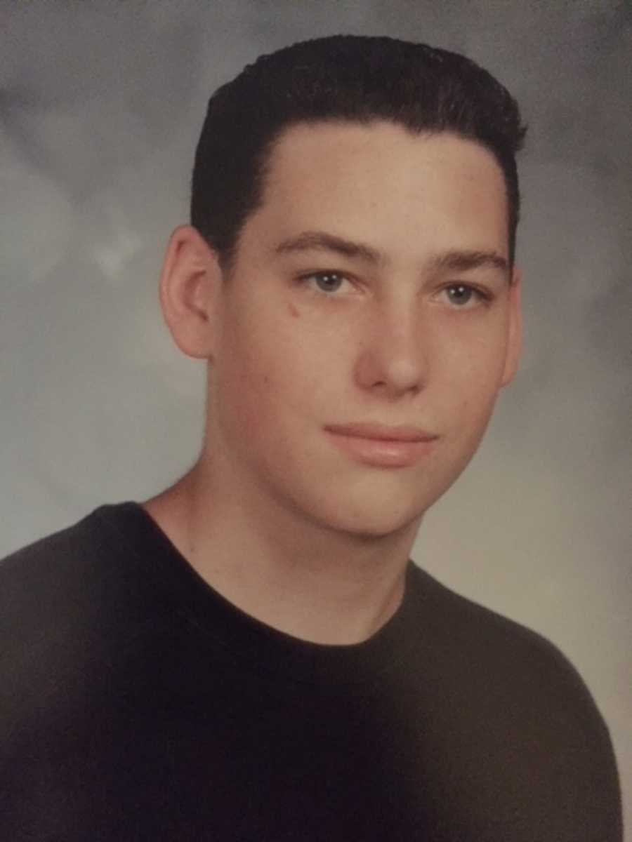 School picture of teen who will later in life die from smoking a heroin-laced joint