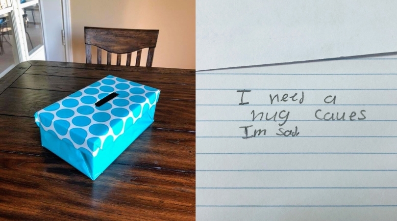 ‘I need a hug because I’m sad.’ Teacher’s genius ‘I need’ box ‘for students to ask for help without having to come to me directly’ elicits raw, emotional responses
