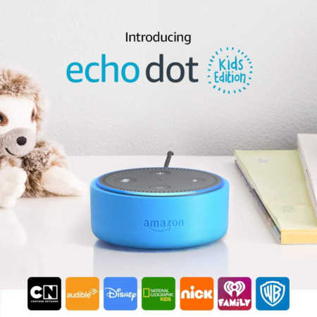 Echo Dot Kids Edition, a smart speaker with Alexa for kids