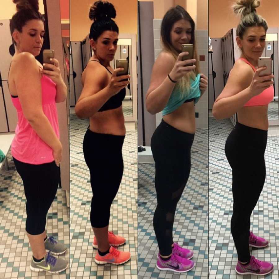 Woman who has seeked counsel for eating disorder takes mirror selfies of her returning to healthy weight
