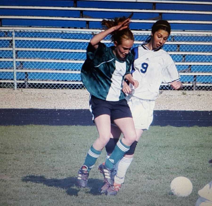 Teen girl playing soccer before being diagnosed with Ehlers-Danlos Syndrome