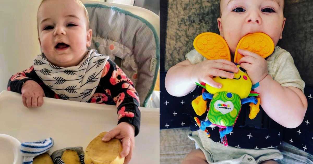 ‘I take him to the doctor. ‘It’s an emergency!’ I remembered someone put sliced potatoes in