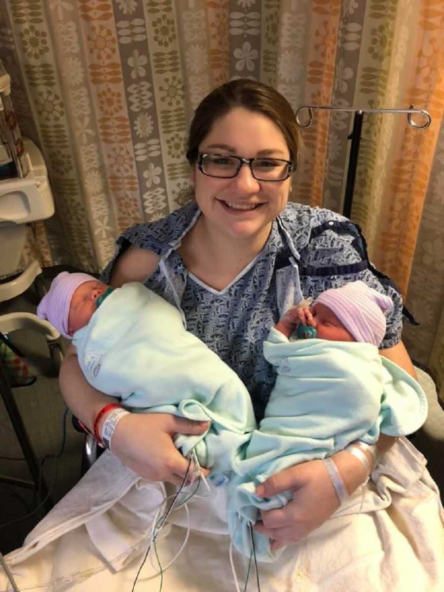 ‘Does it hurt?’ I gave birth to beautiful twins, hemorrhaged, and then ...