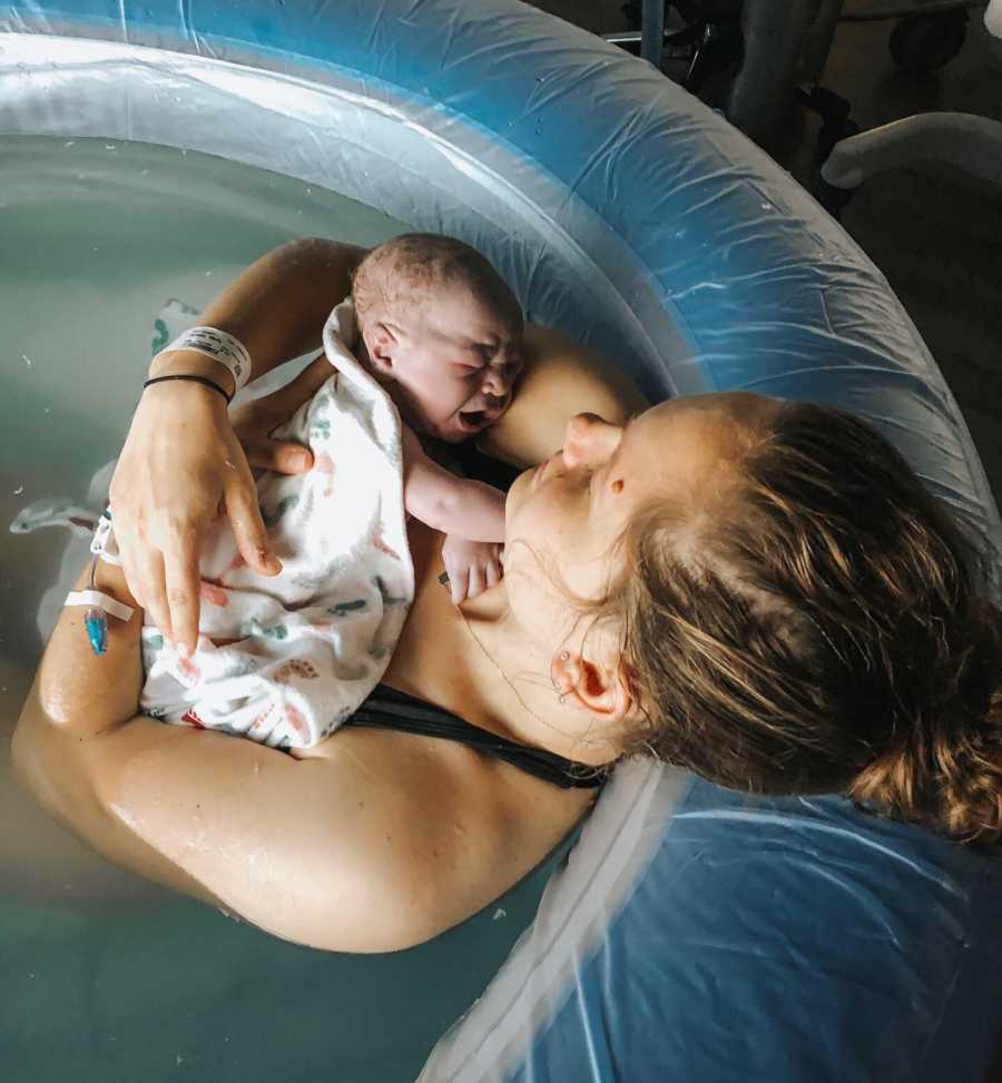 I gave birth to my sixth baby just six weeks ago. I have porn star-sized  boobs as my milk finally came in. I'm wondering if I'll ever look 'normal  down there' ever