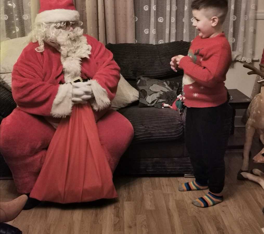 Download You Made The Nice List The Words That Made Everything Ok Again He Gave Him A Certificate With His Name On It Non Verbal Boy With Autism Surprised By Sensory Friendly Santa At