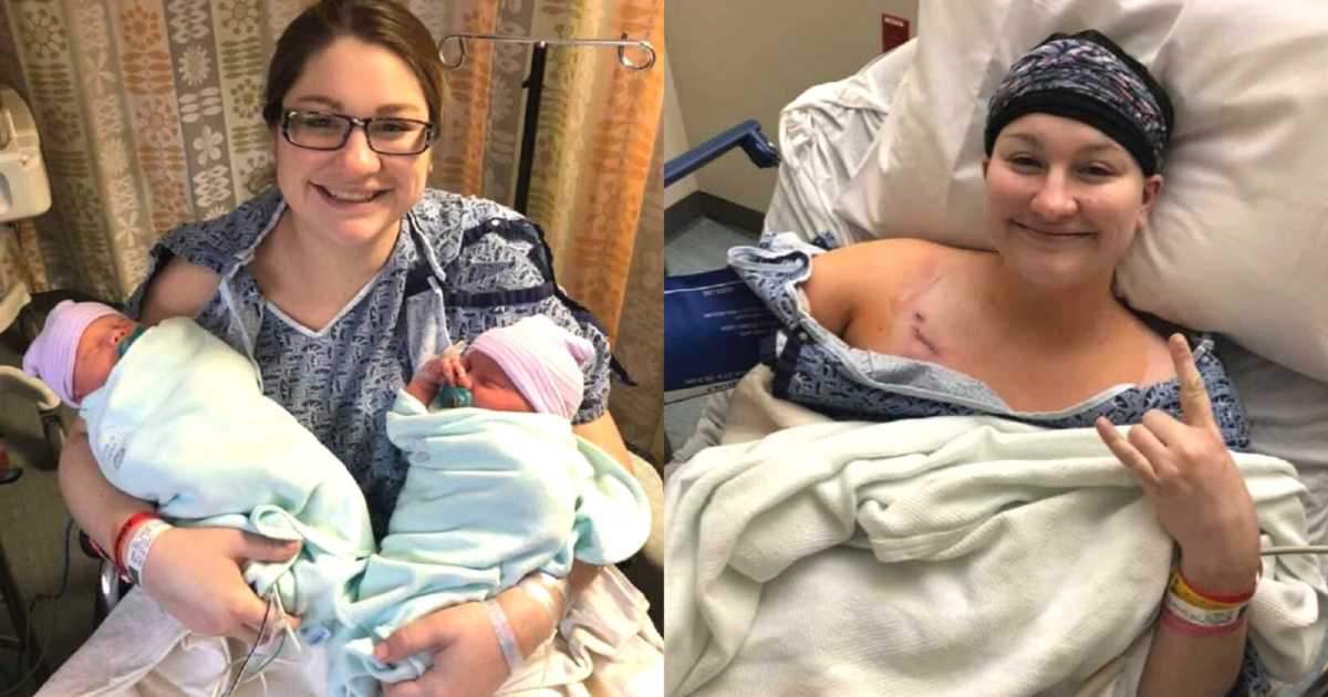 ‘Does it hurt?’ I gave birth to beautiful twins, hemorrhaged, and then felt a lump on my breast.’: Mom mistakes Breast Cancer for ‘clogged milk duct,’ says ‘cancer may have started this fight, but I’ll finish it’