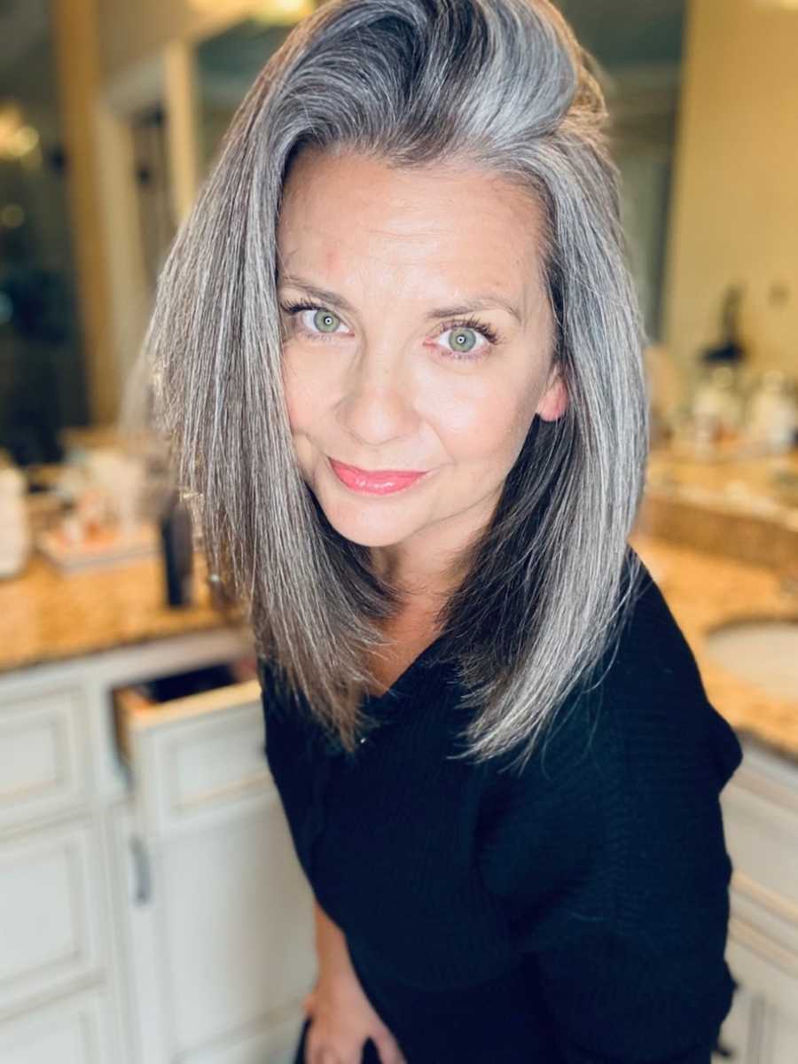 ‘Mom! You have gray hair!’ I’d pluck them. I believed my best days had ...