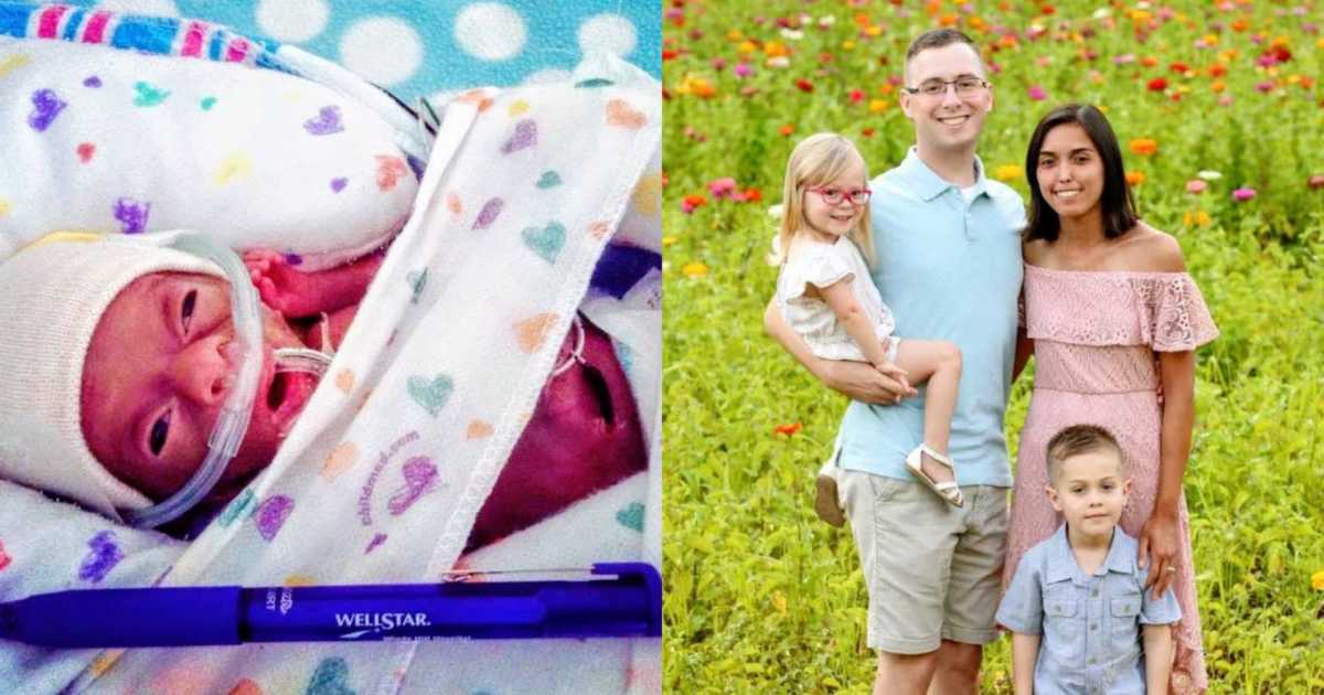 ‘Do you want to hold your baby?’ Through tears I repeated, ‘No, you need to keep trying.’ Matthew fought to live well before he was born.’: Mom details life and loss of preemie child, ‘My kids are here because, not instead of him’