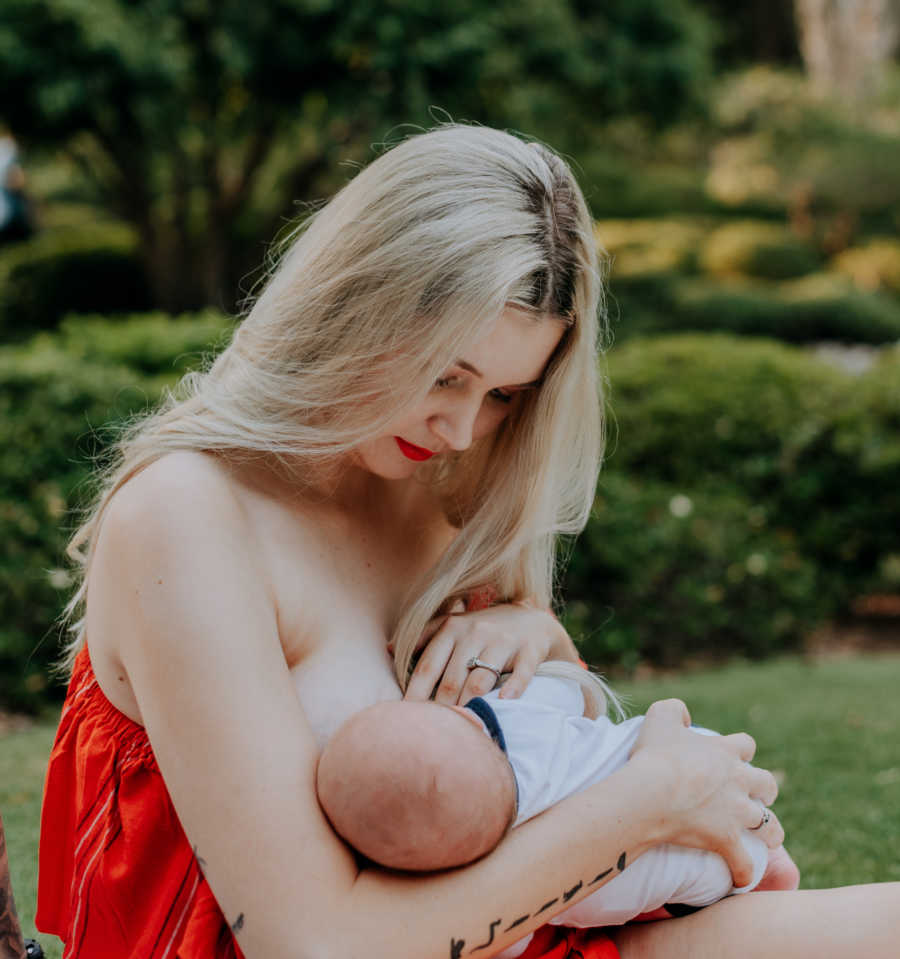 mother breastfeeding