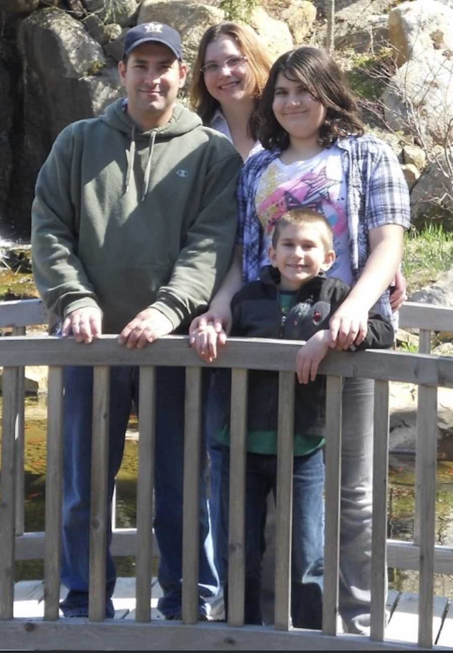 family portrait outside