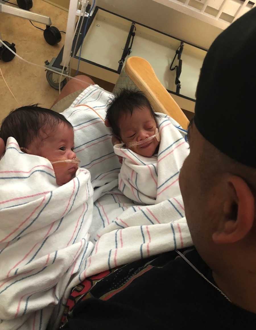 Newborn triplets
