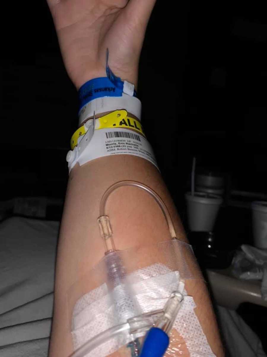 IV in arm
