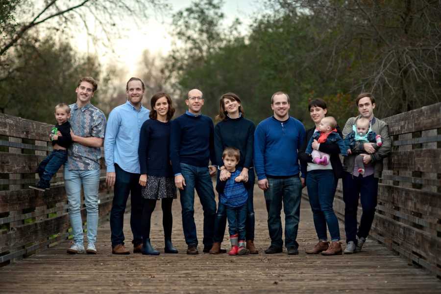 family portrait outside