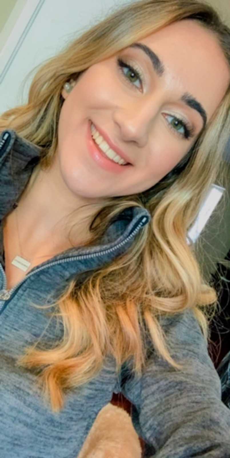 selfie of girl smiling