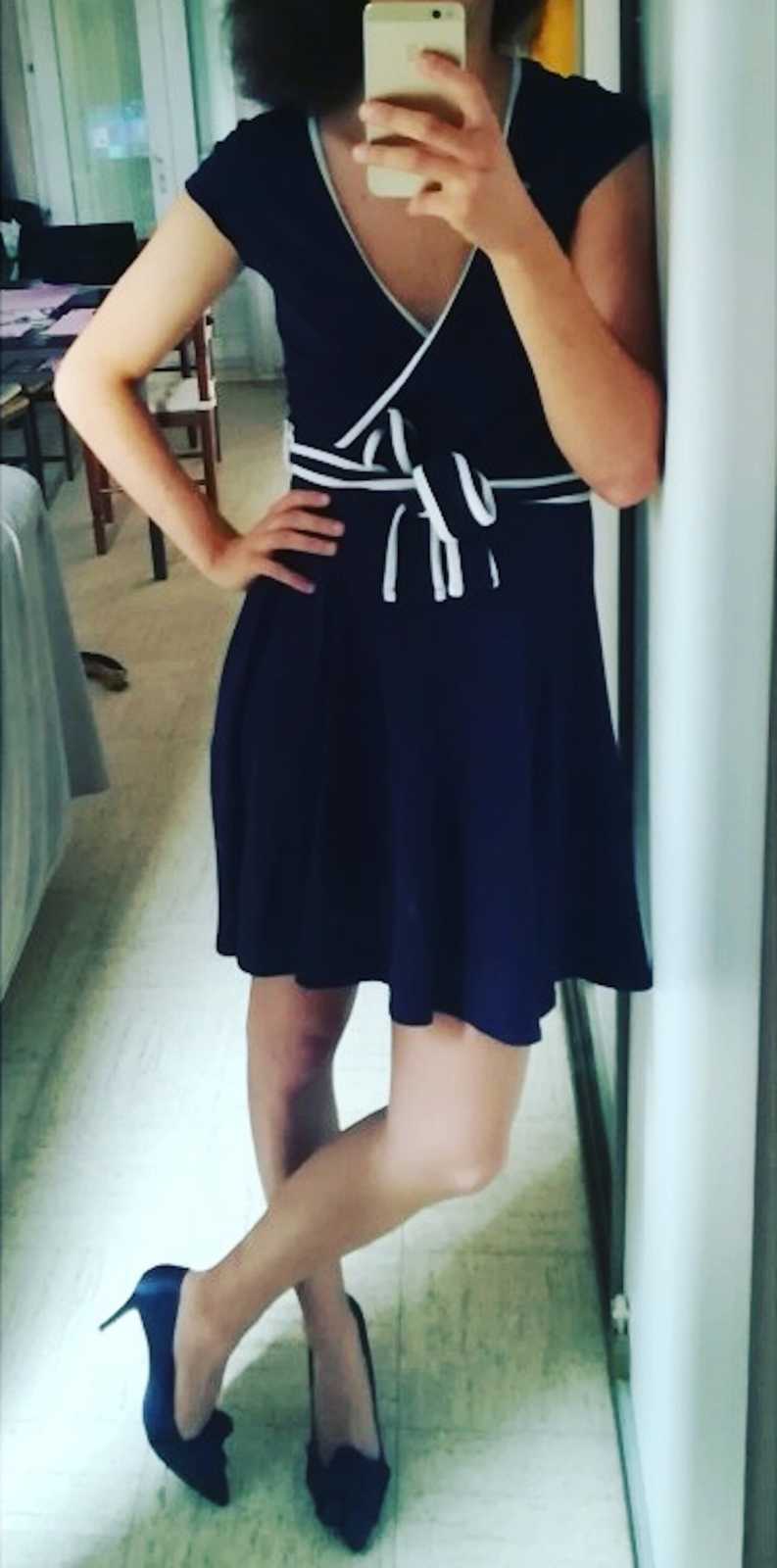transgender woman in a dress