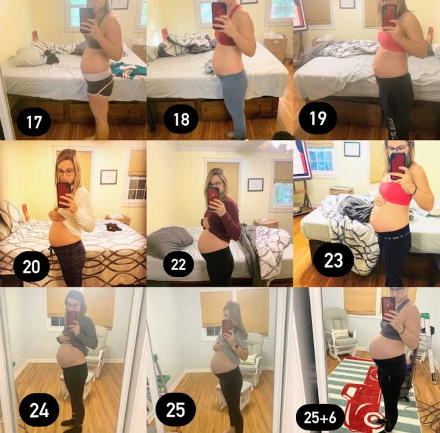 10 weeks of pregnancy belly pictures