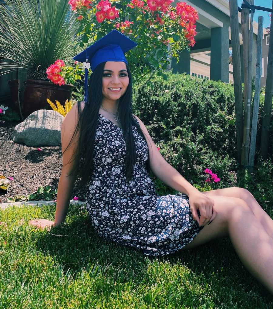 girl in graduation cap