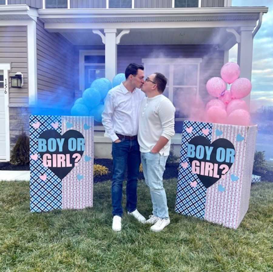 twin gender reveal party