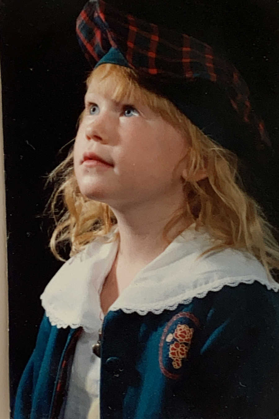 young girl in costume