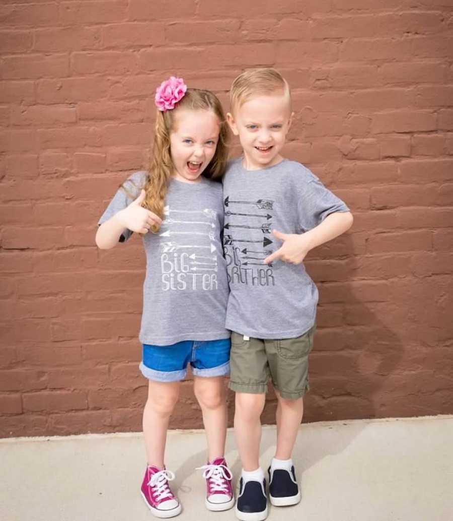 fraternal boy girl twins smiling