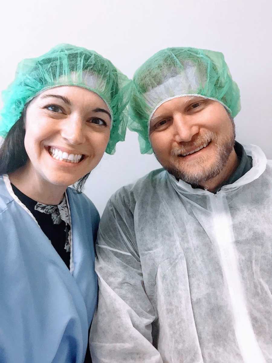 Couple getting fertilization treatment