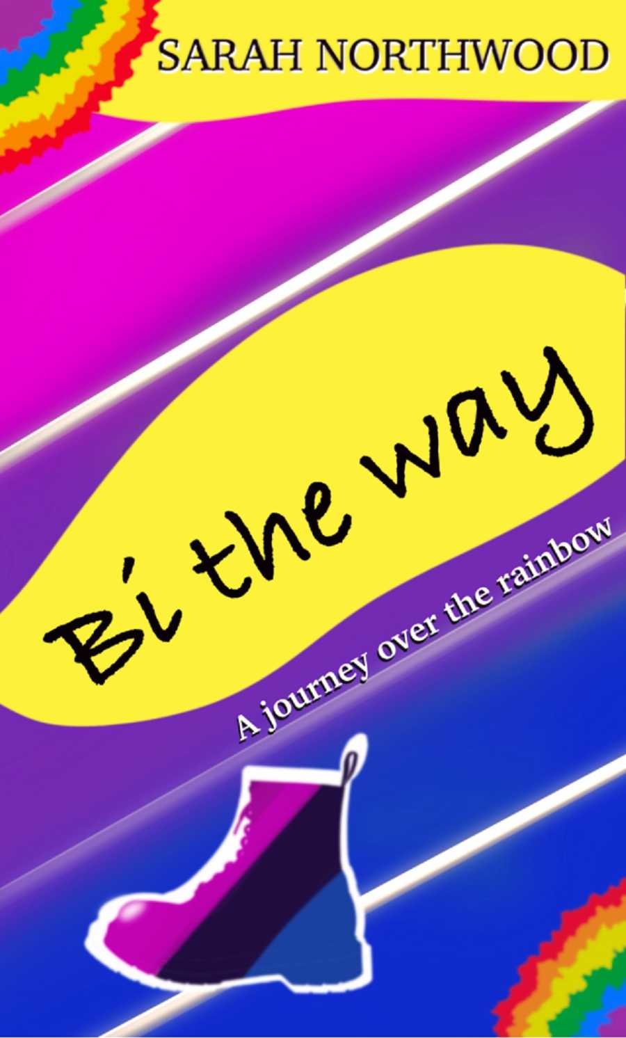 A brightly colored book cover