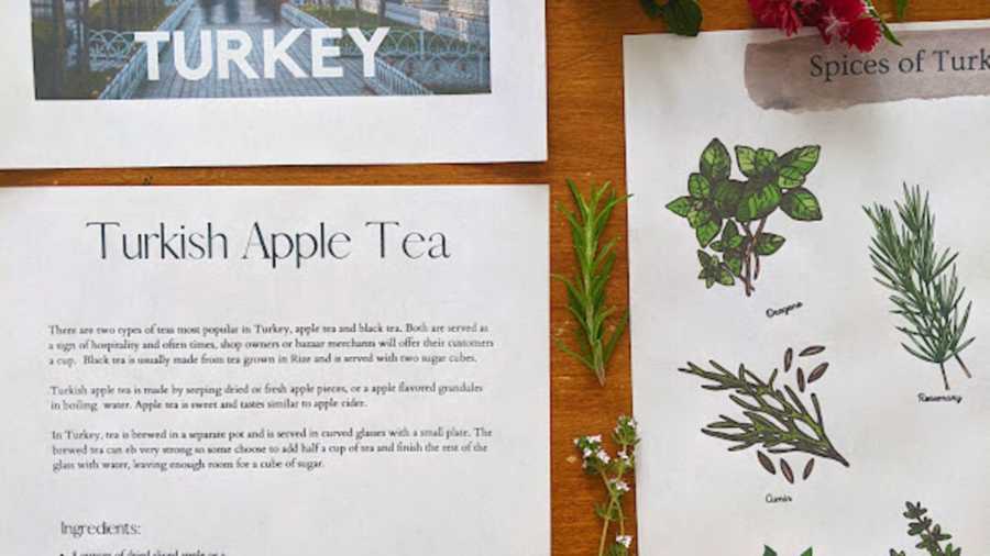 turkish apple tea