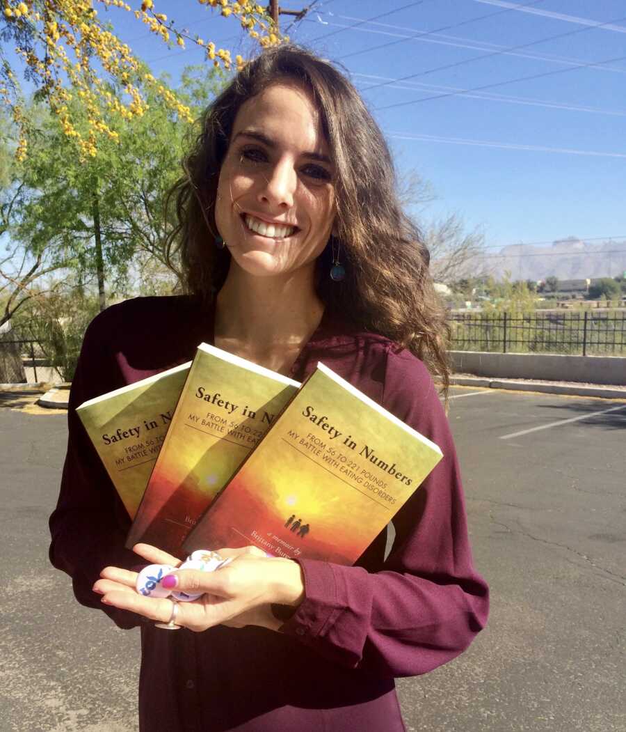 woman with book