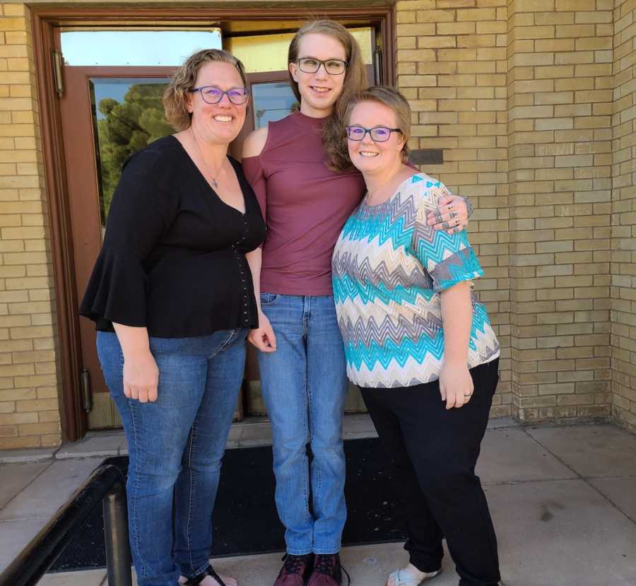 moms and their transgender daughter