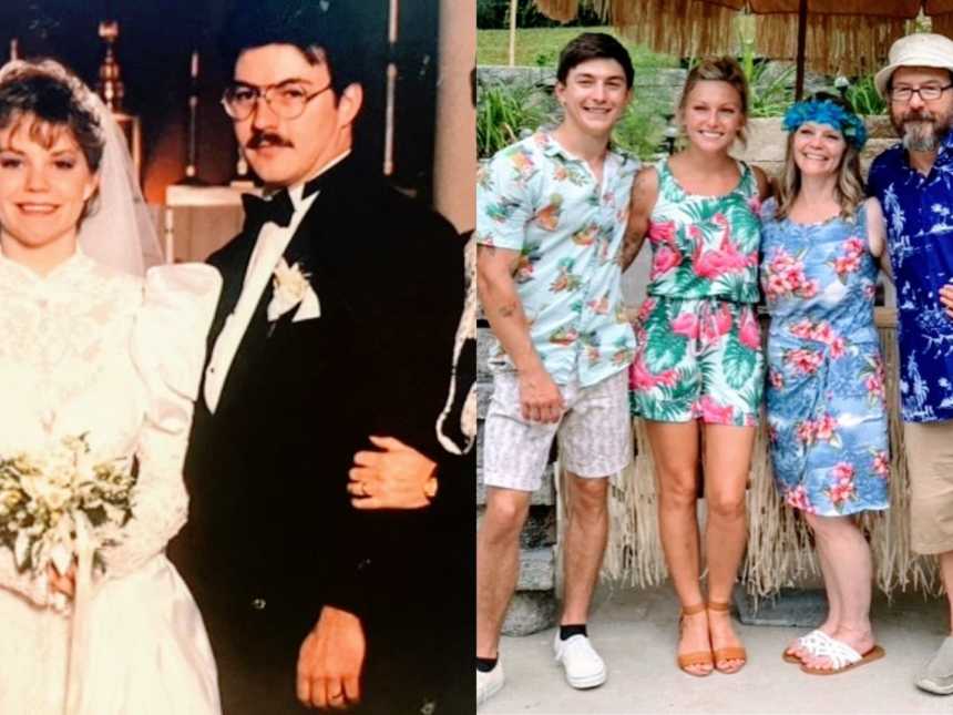 Soulmates get married twice, once after man recovers from alcoholism
