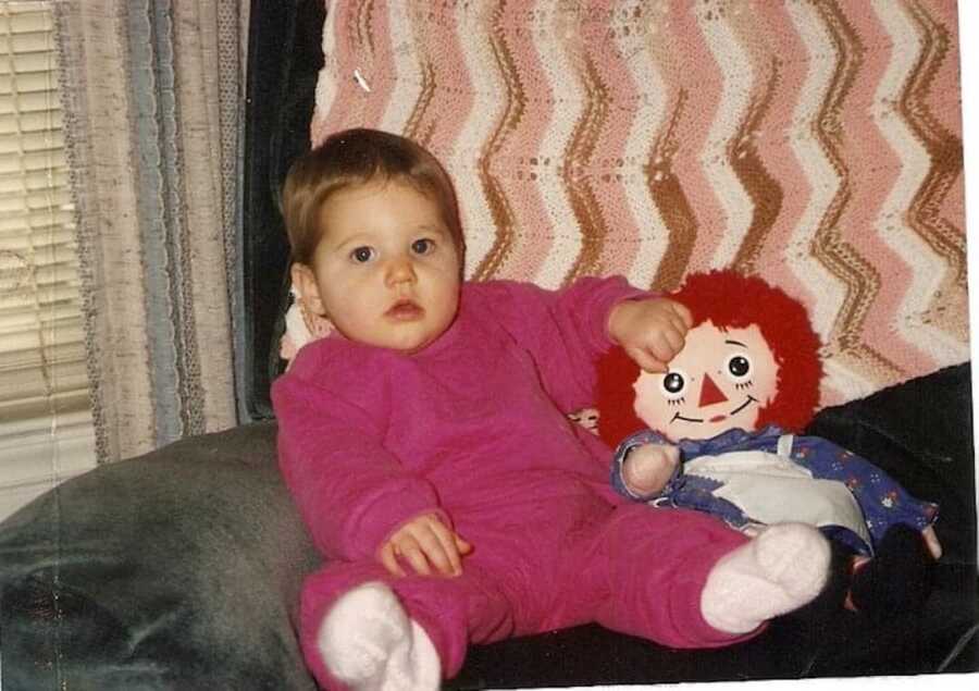 picture of woman when she was a baby