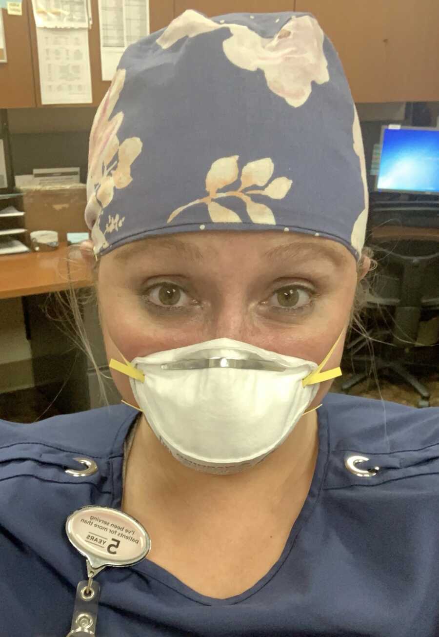 Nurse in mask