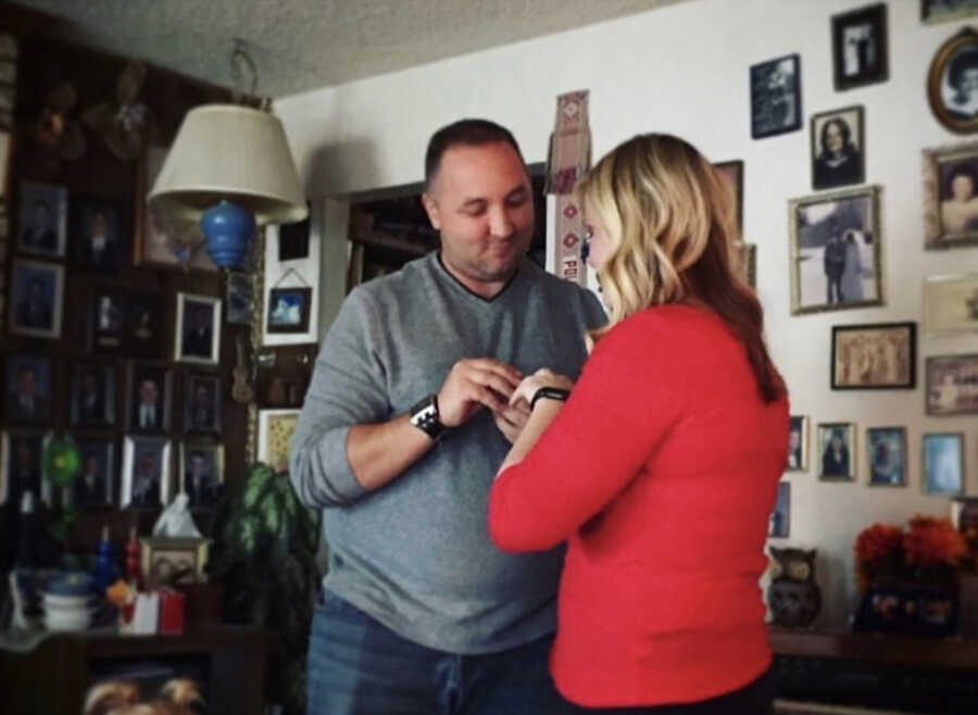 new lover proposes to mom