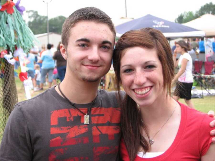 teenager and her boyfriend in 2011