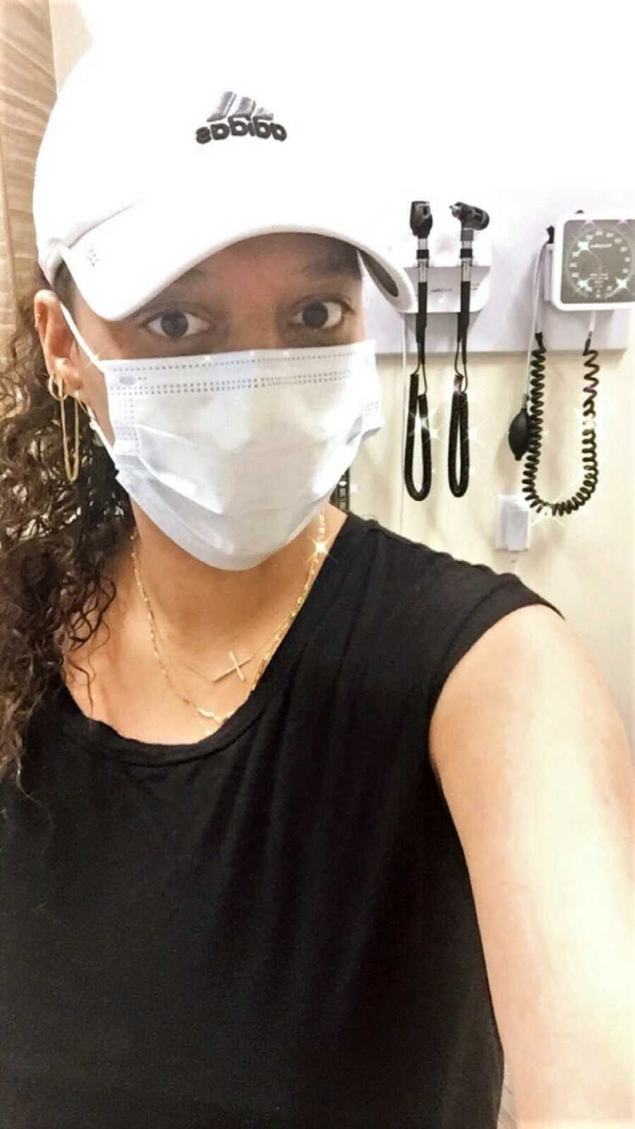 woman in doctor's office