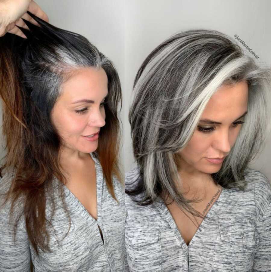 Grey Blending Before And After See The Incredible Transformation