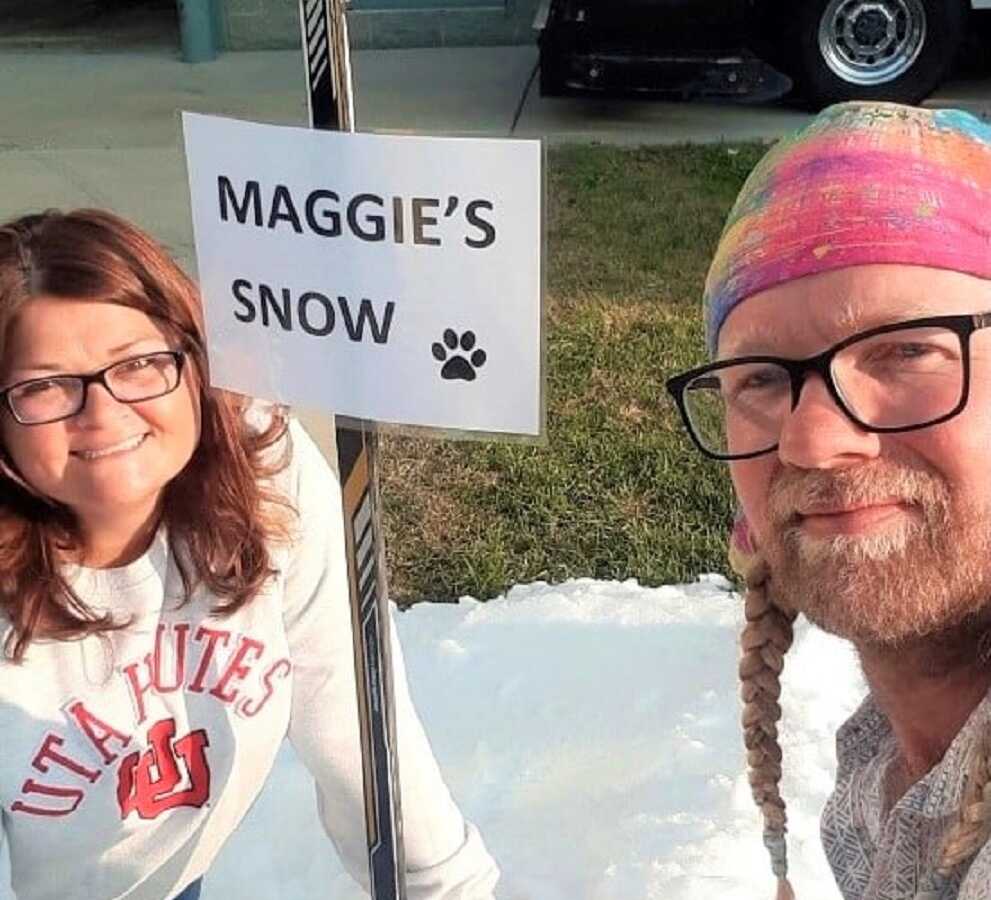 Maggie's snow, provided by the Salt Lake City County Ice Center. 