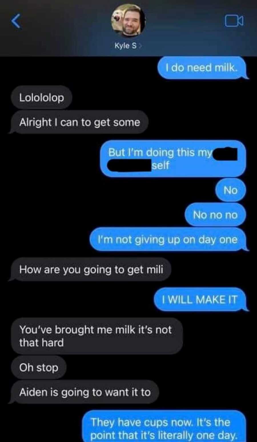 Woman shares hilarious text messages between her and her ex-husband and co-parent