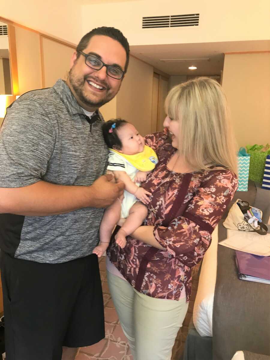 The Banion's meet their baby girl for the first time. 