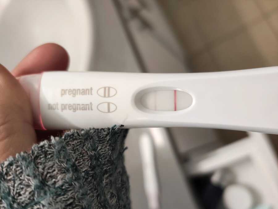 positive pregnancy test after a child loss