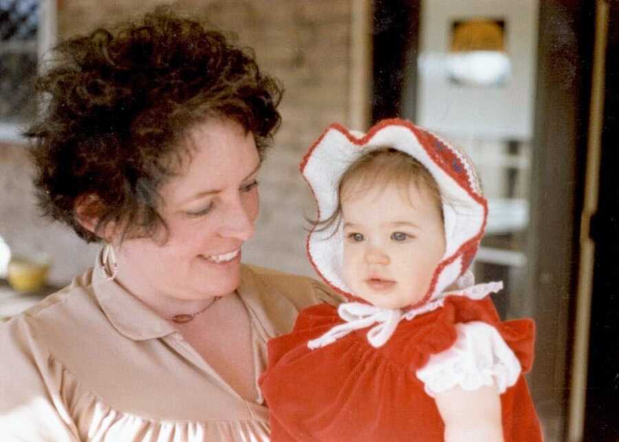 mom with daughter who has a rare disease